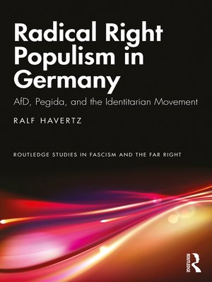 cover image of Radical Right Populism in Germany